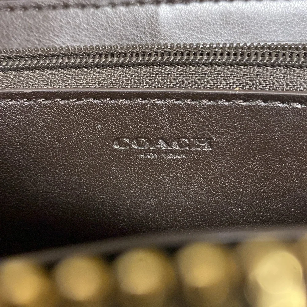 COACH Accordion Zip Wallet In Signature Jacquard